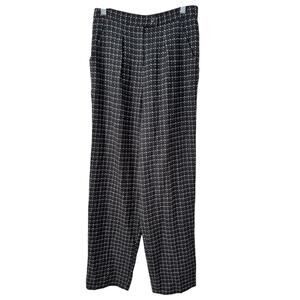 NWT Michi Moon For Sanyo Vintage Wool High Rise Wide Leg Pants Size 10